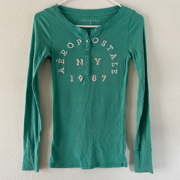Aeropostale Tops Aeropostale Henley Women Size Small Poshmark
